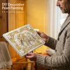 DIY Pearl Painting Elephant for Home Wall Decor with Frame(20x30cm)