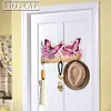 (US Local)Butterfly DIY Diamond Painting Hanging Hook No Hole Punching Wall Decoration