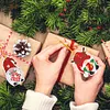 10pcs/set DIY Diamond Special Shape One-sided Hanging Christmas Ornament Prop (GS09)