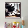 Cat And Sparrow-11CT Stamped Cross Stitch 40*40cm/15.75*15.75in