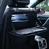 Car Backseat Organizer with Foldable Table Tray Seat Back Protectors Kick Mats