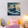 (Multi-Style) Beach Dress Girl-11CT Stamped Cross Stitch 40*40cm/15.75*15.75in
