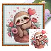 (Stamped/Counted) Sloth - 18CT Cross Stitch 20*20cm/7.87*7.87in