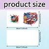 6Pcs Diamond Painting Football Match Greeting Card Set with Envelopes for Beginner Adult Holiday Gifts