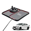 2-in-1 Anti-Slip Wireless Charging Mat with Phone Holder Wireless Charging Pad for Car 360 Degree Rotation Fit for iPhone 17/16/15/14/13/12 Pro for Android