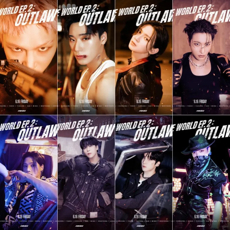 officialateezshop ATEEZ Thunder 2024 Pop-Up Store Windbreaker