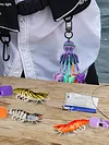 Squid Jig Bait Protector Kit 6pcs Webfoot Octopus Egi Hooks Cover Fishing Tackle