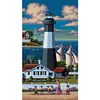 (2-Pack)Lighthouse-Full Round Diamond Painting 30*60CM