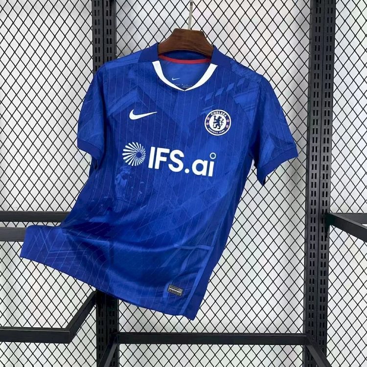 【S~4XL】Chelsea 25/26 Home Football Jersey - Chest Sponsor