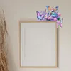 (US Local)Butterfly Girl Flowers 5D DIY Wooden Diamond Painting Door Topper (Right)