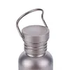 500/600/750ml Titanium Water Bottle with Lid Sports Kettle for Outdoor Picnic