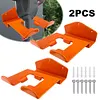 [US Local Warehouse] 2Pcs Grass Trimmer Storage Hooks Heavy-Duty Lawn Mower Hook Bracket for Garden