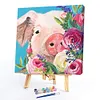 Pig In Flower-Paint by Numbers Acrylic Painting 20*20cm