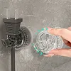 Suction cup electric toothbrush holder punch-free wall-mounted toothbrush rack bathroom toothbrush storage rack