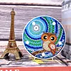 DIY Full Special Drill Diamond Painting Bird LED Night Lamp Home Decor (D)