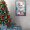Diamond Painting-DIY Full Round Drill Flower Cat(40*60CM）