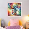 Cup Musical Notes-11CT Stamped Cross Stitch 40*40cm/15.75*15.75in