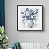 (US Local)Paint By Numbers Kit On Canvas DIY Oil Art Vase Picture Home Decor40x40cm