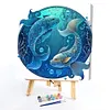 Pisces  Constellations-Paint by Numbers Acrylic Painting 40*40CM