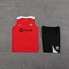 2024/2025 Barcelona Pre-match Training Red Jersey+Shorts 1:1 Thai Quality