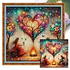 (Multi-Style) Colorful Flowers Tree-11CT Stamped Cross Stitch 45*45cm