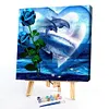 Dolphin-Paint By Numbers Acrylic Painting 40*40cm