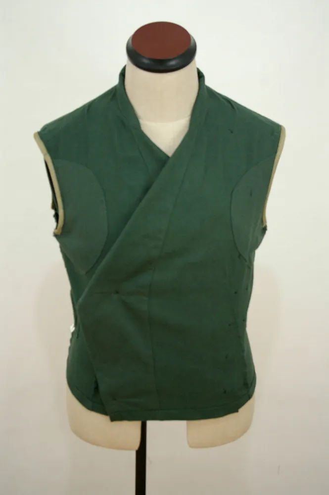   Wehrmacht German Panzer Summer HBT Reed Green Wrap Jacket Type II German-Uniform