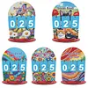 DIY Wooden Annual Reading Count Ornament  Year's Reading Tracker Desk Kit Track up to 999 Books, Comes with a Base