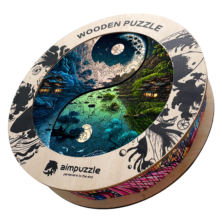 Majestic Yinyang Nature Wooden Jigsaw Puzzle