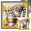 Coffee Gnome-11CT Stamped Cross Stitch 40*40cm/15.75*15.75in