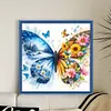Colorful Butterflies - 11CT Stamped Cross Stitch - 45*45cm - Animal