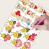 2 Sheets Diamonds Painting DIY Cartoon Animals Sticker