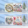 Diamond Painting Greeting Cards DIY Diamond Art Birthday Cards (Birthday 4pcs)