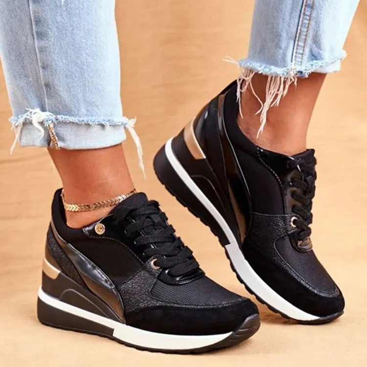 Orthopedic Shoes Women Arch Support Comfy Breathable Height Increase Sneakers