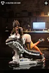 1/4 Scale Tracer Lena Oxton with LED - Overwatch Resin Statue - Dtalon Studio