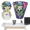 Forever Floral Thank You Card 3D Pop Up Card for All Occasion (Lily)