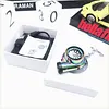 Car Turbo Cigarette Lighter USB Rechargeable Windproof Flameless Arc Lighter Keychain