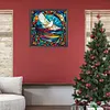 Flying Pigeon Glass Painting-Paint by Numbers Acrylic Painting 40*40CM