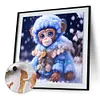 【Limited Stock Sale】Zodiac Monkey-Paint by Numbers Acrylic Painting 40*40CM