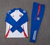 Joyfball 2024/2025 Lyon Half-Pull Training Suit White Jersey 1:1 Thai Quality Set