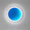 Modern simple living room round square creative wall lamp designer bedroom corridor aisle decorative painting full moon art wall lamp