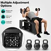 [US Local Warehouse] 4-in-1 Adjustable Weight Bench for Home Gym Foldable Workout Exercise Strength Training Bench with 660LBS Weight Capacity for Full Body Fitness Dumbbell Exercise