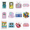 12pcs Game 5D DIY Square Drill Diamond Painting Kits for Adults Beginners Home Decor Diamonds Paintings Gem Art 5.91x7.09in