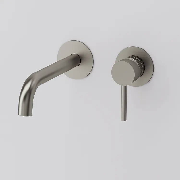 EVERSTEIN Elegant Wall-Mounted Bathroom Faucet in Brushed Nickel SFS-1323B-NK
