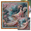 (Multi-Style) Kimono Girl-11CT Stamped Cross Stitch 50*50cm