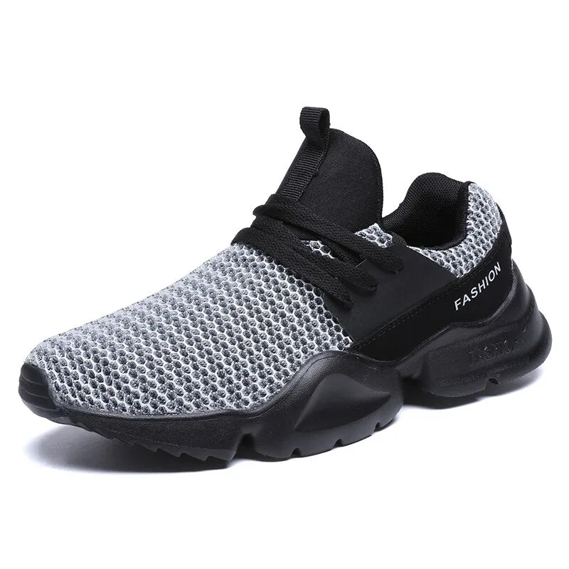 Man Breathable Running Shoes Mesh Light Weight Sneakers Anti Slip  Male Comfortable Outdoor Sports Shoes Fitness Footwear