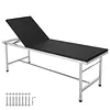 [US Local Warehouse] Medical Exam Table Adjustable Backrest Massage Table with Paper Roll Dispenser Hospital Bed for Home Use Clinic Hospital Tattoo Spa