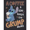 A Coffee A Day Keeps The Grump Away-11CT Stamped Cross Stitch 40*53cm