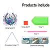 (US Local)Acrylic Special Shape Flowers Horseshoe 5D DIY Diamond Painting Dots Pendant