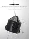 Collapsible Coffee Filter Paperless Hand Brewed Coffee Filter Cup (Black)